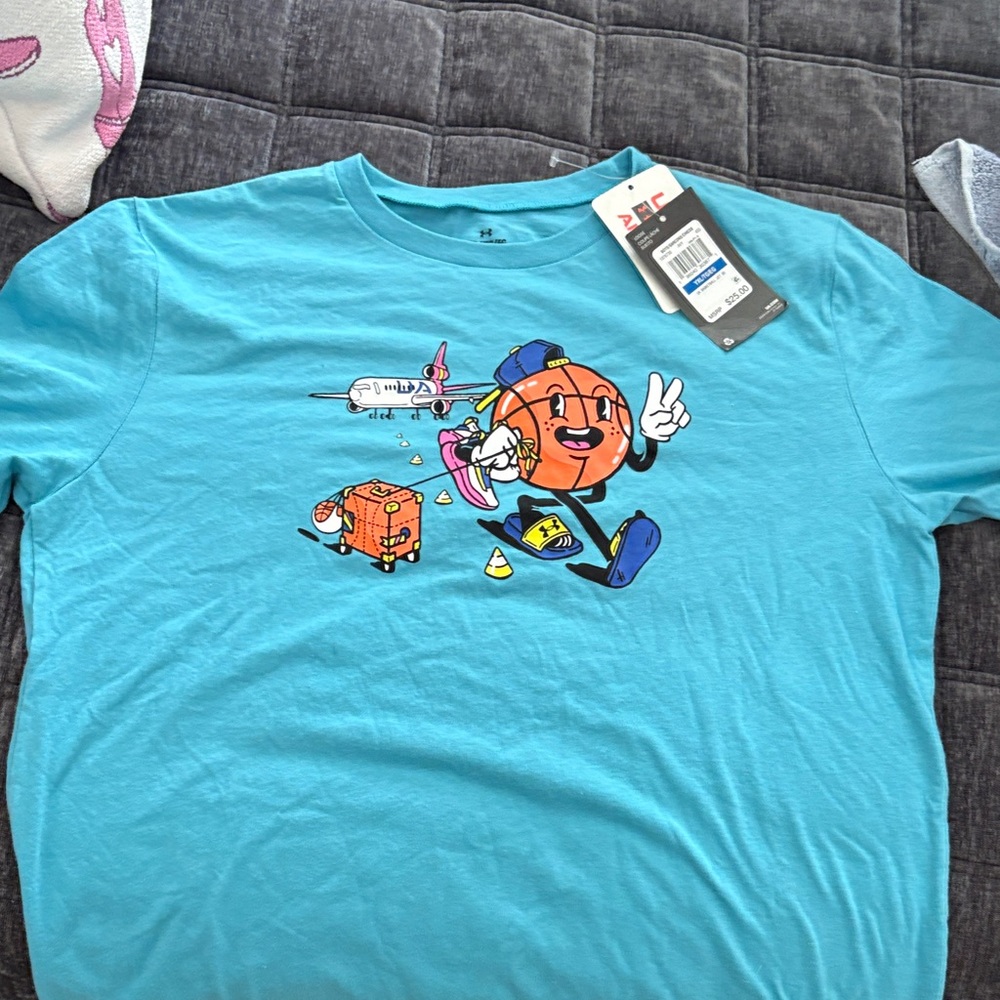 Under Armour Turquoise Crew Neck Tee